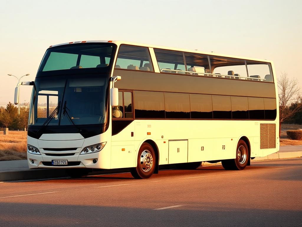 Buses category — white 30-seater minibus (placeholder image)